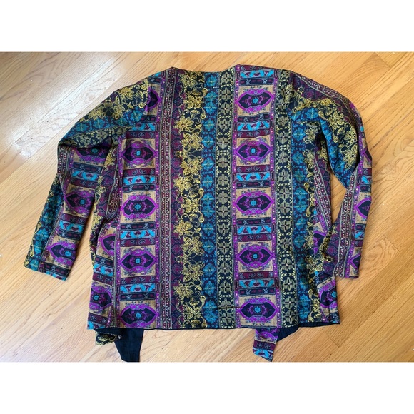 RVCA Vintage Bohemian Jacket Women’s Small S Circa 2000s Reversible RARE - Picture 4 of 4